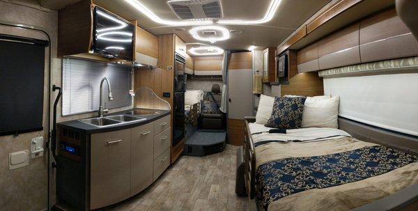 Inside view of MED Coach