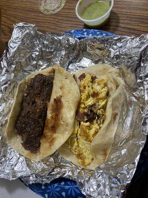 Bought some tacos from Doña Salsa's on October 20th, they were pretty good and affordable. If you eat there coffee is free!