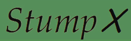 Stump X logo