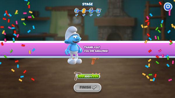 Me beating a level of [["The Smurfs: Village Cleaning"]]