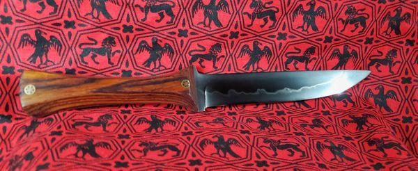 A custom tanto with choji hamon made for a dear friend of mine