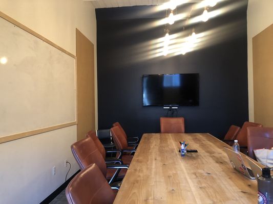 One of the private conference rooms