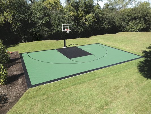 Backyard half court