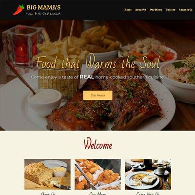 Sitemaster Designs resteraunt example