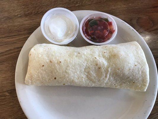 3 Egg Sausage Burrito