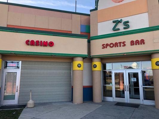 Entrance to Mr. Z's Casino