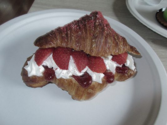 Strawberry Croissant