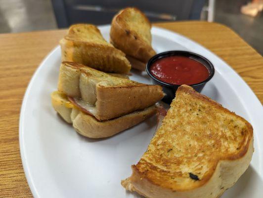 Texas toast grilled cheese