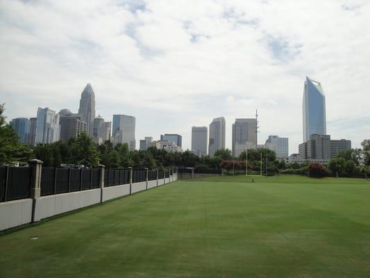 Panther's Practice Field and Skyline