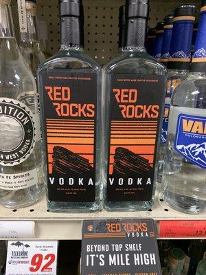 They have the good stuff, Red Rocks Vodka. Great place. Good selection and Nice people