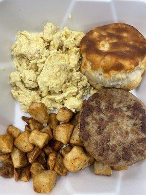 Southern breakfast platter