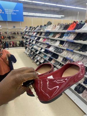 $9.29 red flats -- Inside Savers in Rocky River on Center Ridge Road-- Saturday afternoon, 13 July 2024