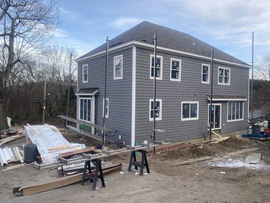 Vinyl siding shakes