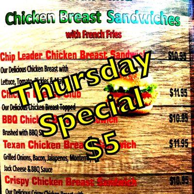 Like and follow our page One Eyed Jacks for our daily specials!