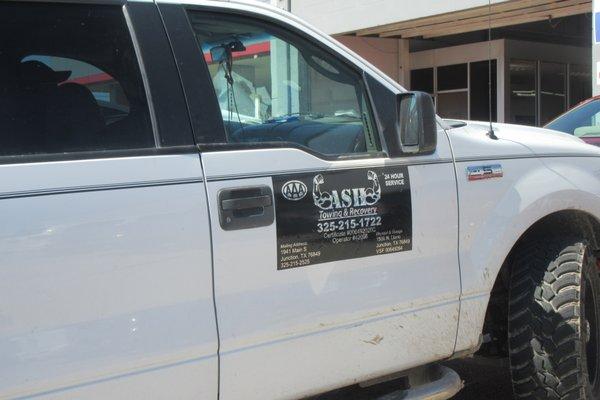 Ash Towing and Recovery: Courtesy Cab