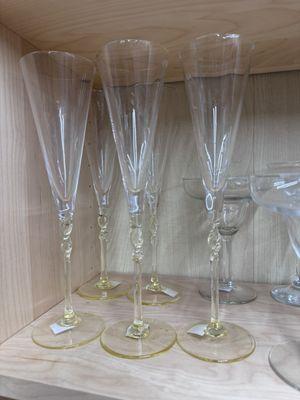 Beautiful champagne flutes