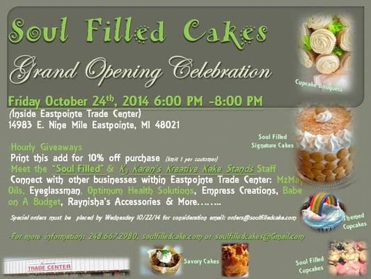 Join use for our Grand Opening Celebration