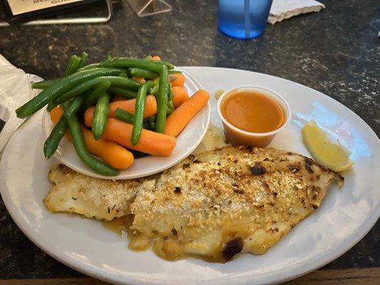 Fish dinner (also came with baked potato)