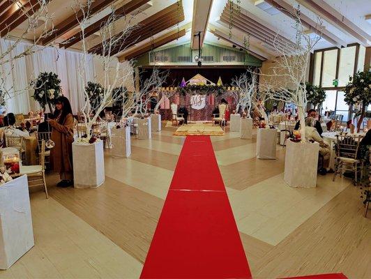 Aisle for the ceremony- Maturo & Falanika Sagotes Wedding