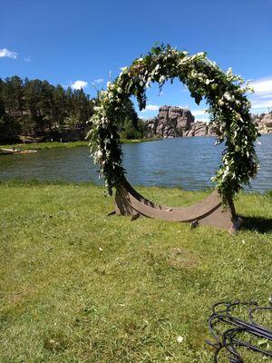 Arbor at Sylvan Lake Wedding