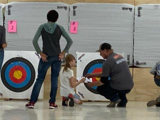 Award winning Archery Team at a competition. We go to Nationals most years.