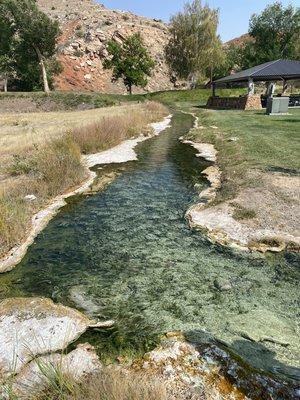 Working a bit in Thermopolis, Wyoming