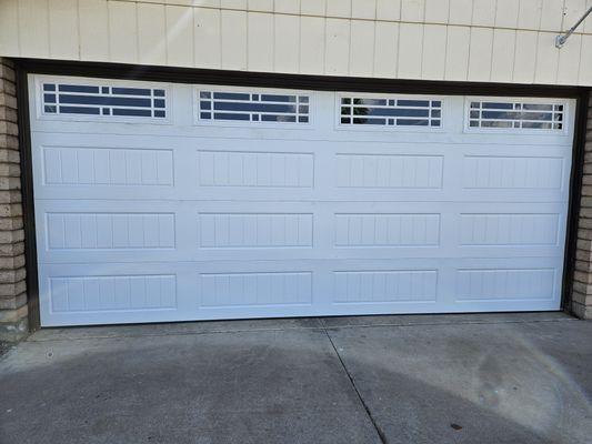 Garage door repair new door