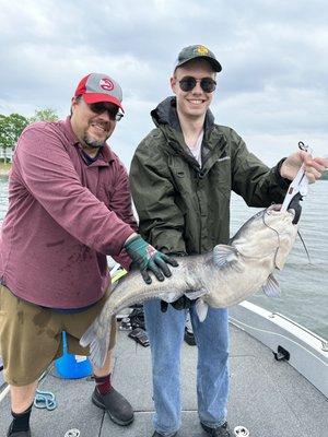 Father son fishing trip