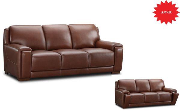 Leather sofa