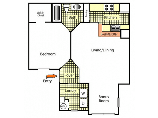 1bedroom 1 bath