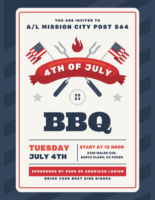 4th of July BBQ open to all