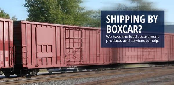 Secure your products while shipping via train