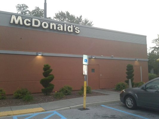 Paint job on McDonald's