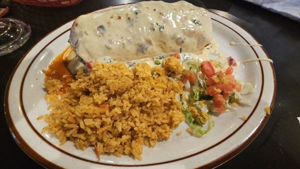 California burrito platter