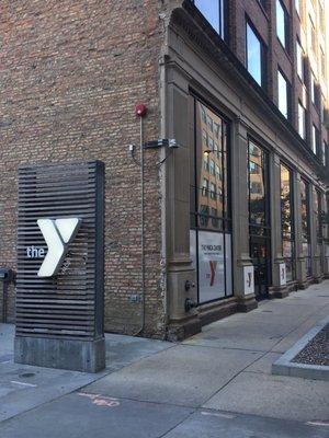 The YMCA Center of the YMCA of Metropolitan Chicago, located at 1030 W. Van Buren Street.