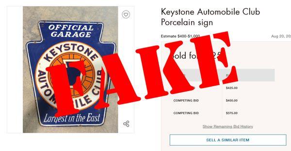 Buyer beware... this place sells hundreds of fake (made to look old) porcelain signs. Actual value: about $20