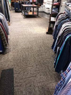 Commercial carpet tile