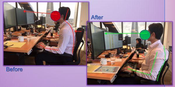 Actual ergonomic assessment: before and after!