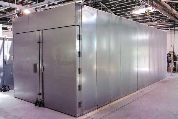 Typical Batch Style Powder Coating Oven