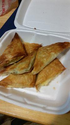 Greek Festival #spanakopita and #trigona