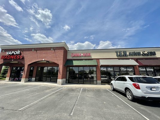 Front of the restaurant