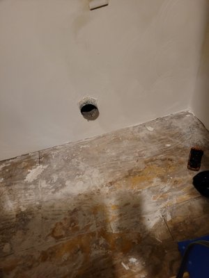 Floor not installed