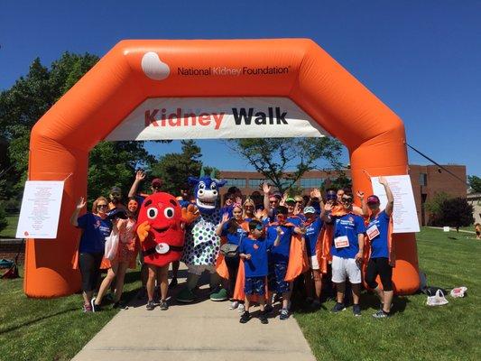 Fresenius team supports kidney.org.