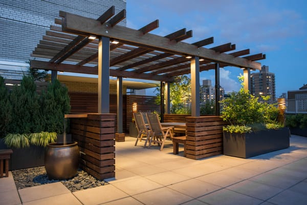 Upper East side common roof terrace