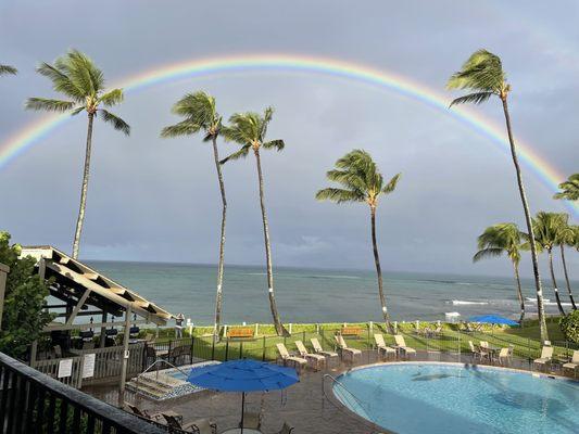 View from our balcony