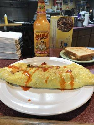 Loaded omelet