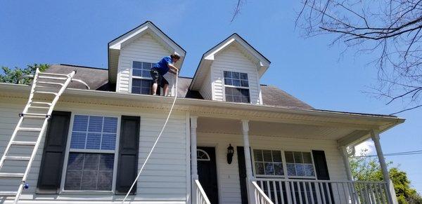 Roof washing North Charleston