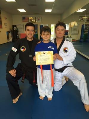 Advanced to orange belt