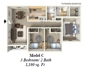 Cutler Riverside Apartments in Miami, FL offering one, two and three bedroom apartments for rent in Miami.