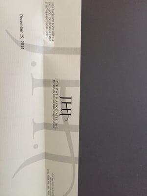 Letterhead of company that I had to deal with that fired them from being their client